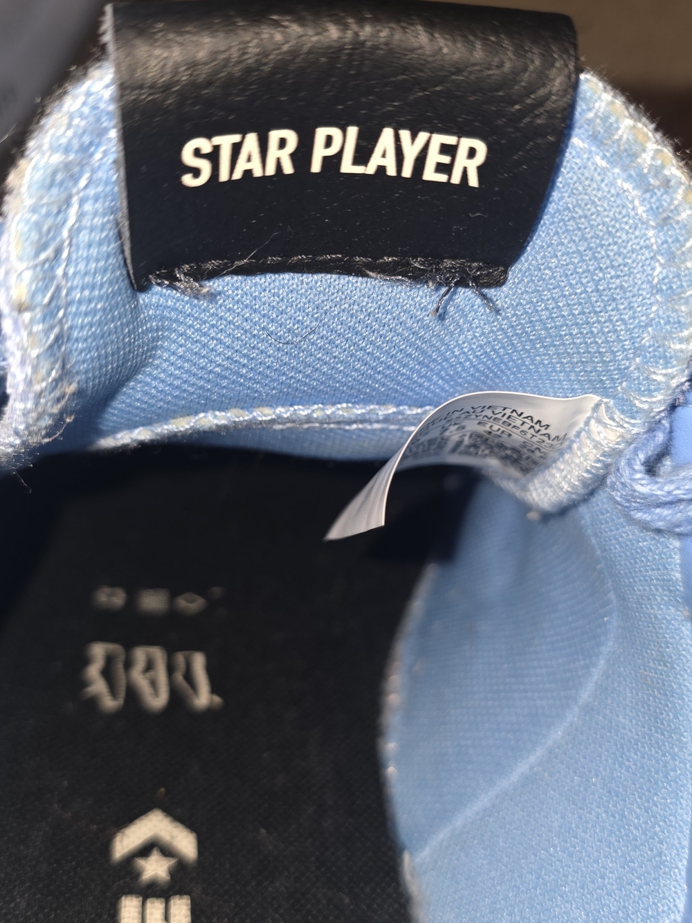 Converse Star Player Low-Top Adult Sneakers Light Blue Suede - Picture 4 of 4
